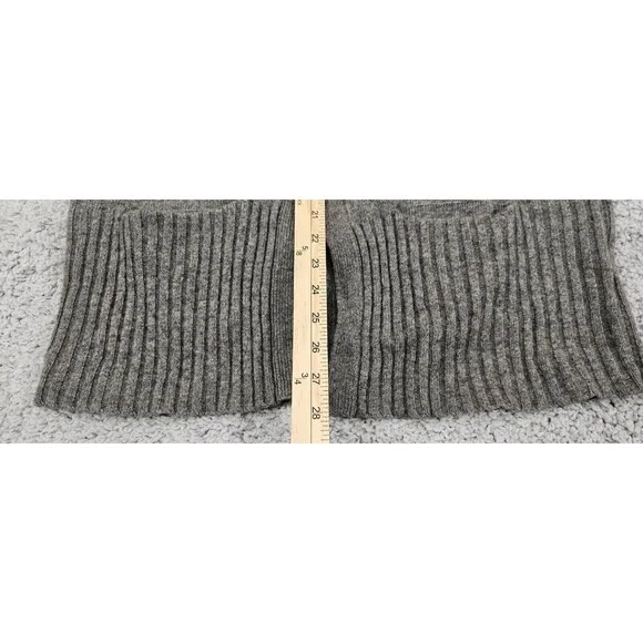 J. Crew Cardigan Women's S Wool Cashmere Gray Coastal Academia Quiet Luxury - Picture 11 of 12